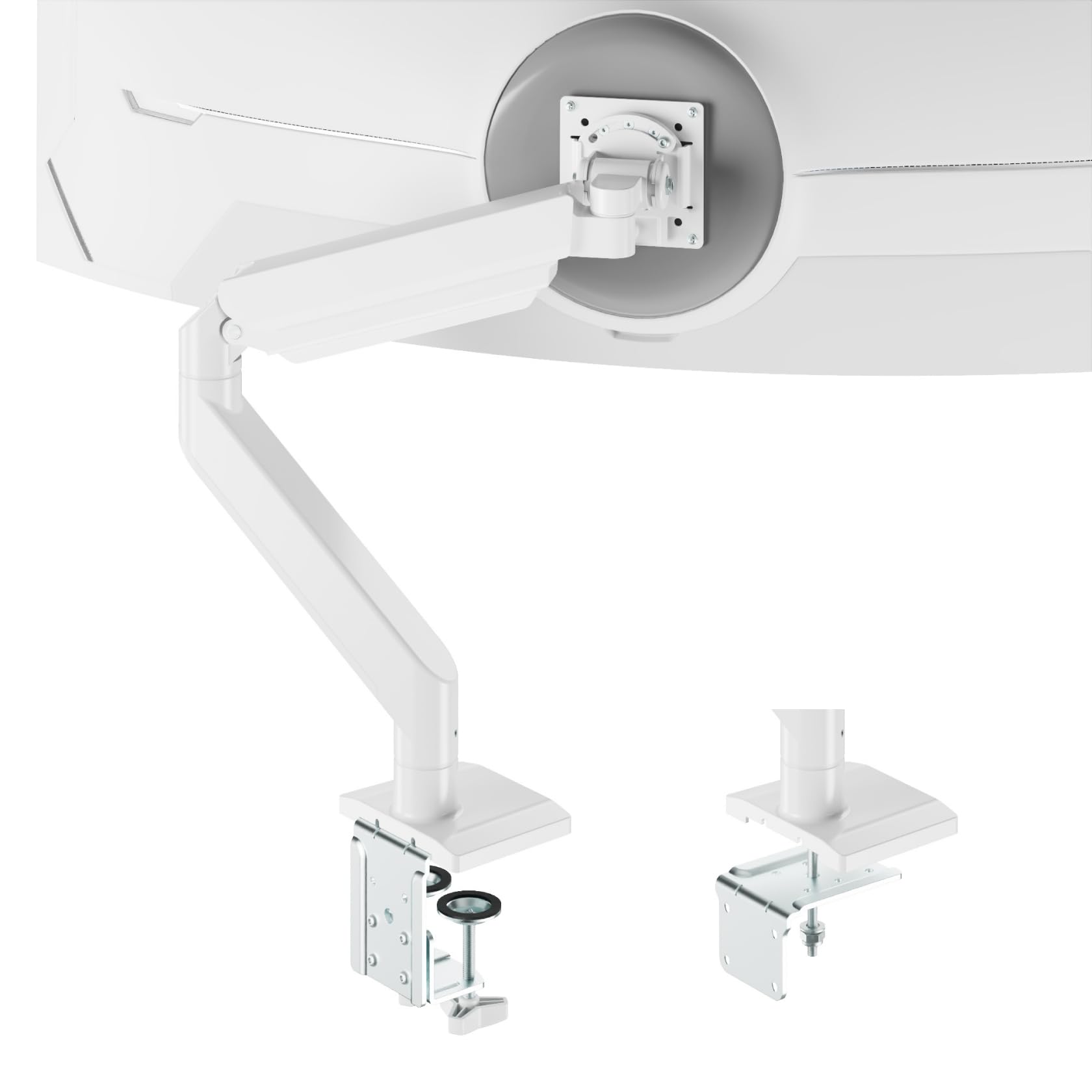 METIYA 大型モニターアーム 55インチ対応 耐荷重25kg ホワイトガス式 Amazon.co.jp: METIYA 大型 モニターアーム 55インチまで 耐荷重2-25KG